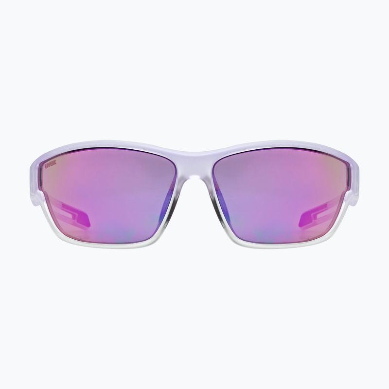 Occhiali da sole UVEX Sportstyle 806 viola sfumato/specchio viola 2