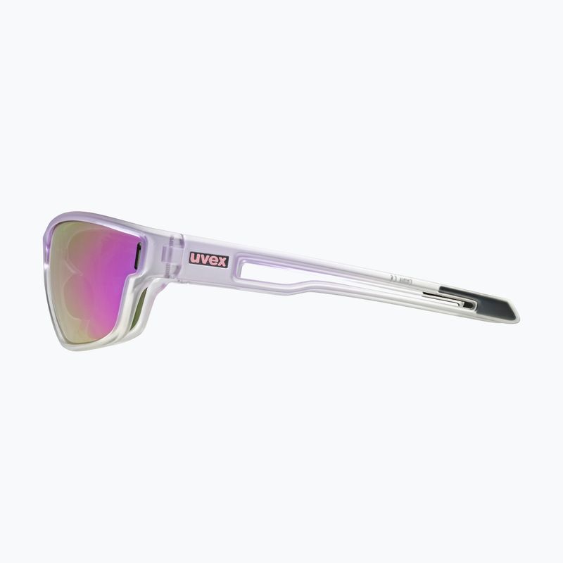 Occhiali da sole UVEX Sportstyle 806 viola sfumato/specchio viola 3
