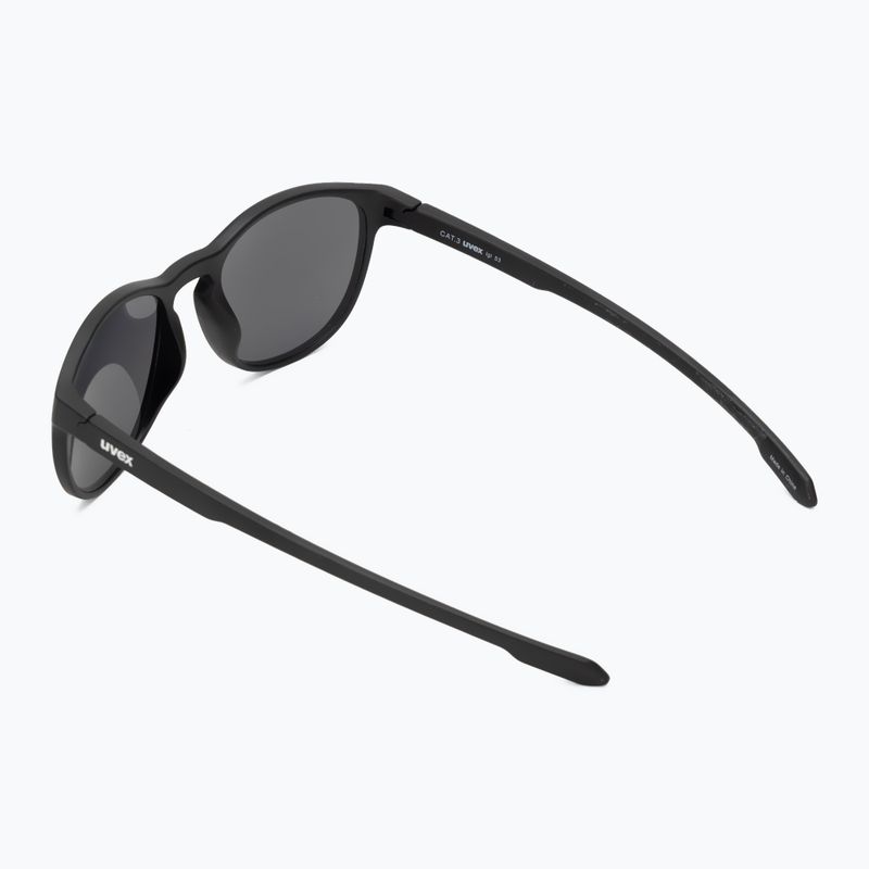 Occhiali da sole UVEX LGL 53 nero opaco/argento specchiato 2