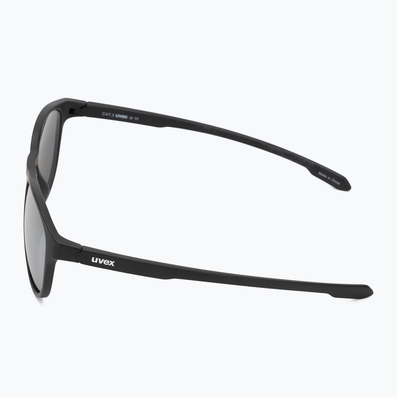 Occhiali da sole UVEX LGL 53 nero opaco/argento specchiato 4