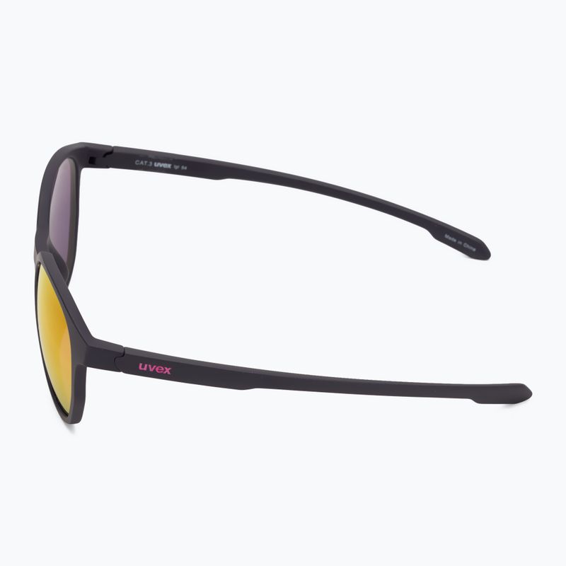 Occhiali da sole UVEX LGL 54 blu opaco/viola specchiata 4