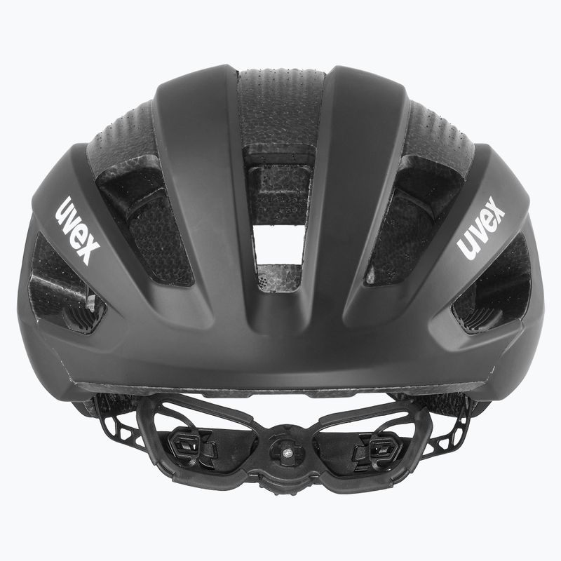 Casco da bici UVEX Rise CC tutto nero opaco 2