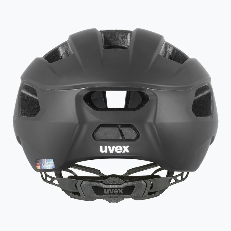 Casco da bici UVEX Rise CC tutto nero opaco 3