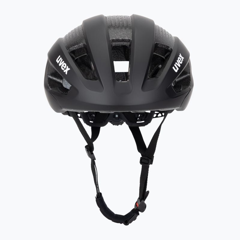 Casco da bici UVEX Rise CC tutto nero opaco 2