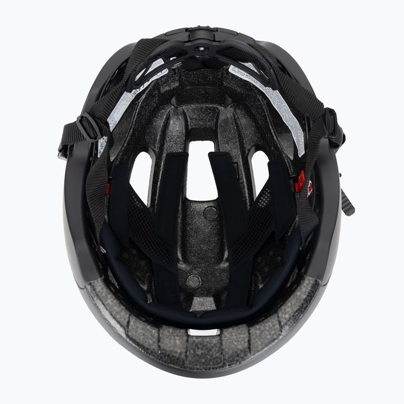 Casco da bici UVEX Rise CC tutto nero opaco 5