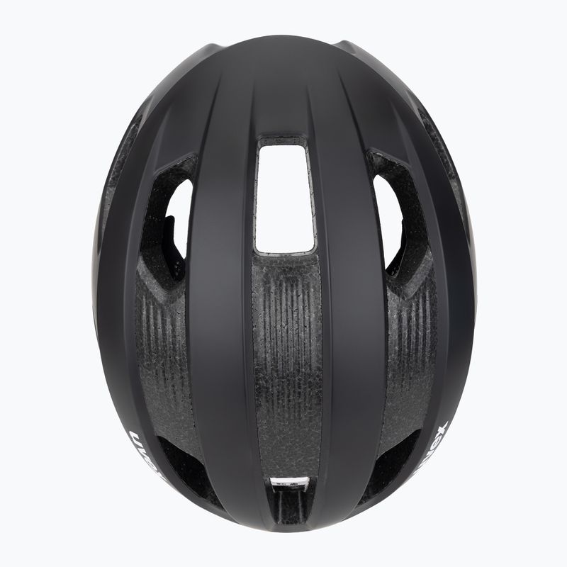 Casco da bici UVEX Rise CC tutto nero opaco 6