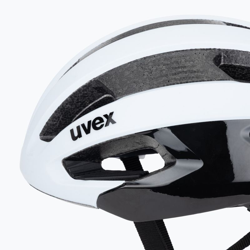 Casco da bici UVEX Rise CC nuvola/nero opaco 7