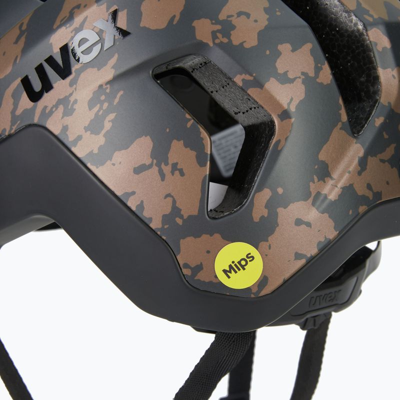 UVEX Renegade MIPS casco da bici nocciola camo/nero opaco 7