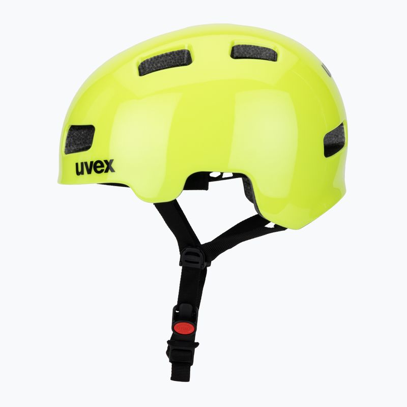 Casco da bici per bambini UVEX HLMT 4 giallo neon 3