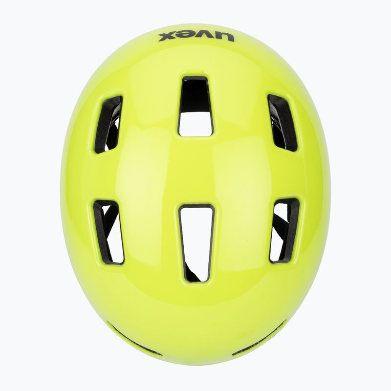 Casco da bici per bambini UVEX HLMT 4 giallo neon 6