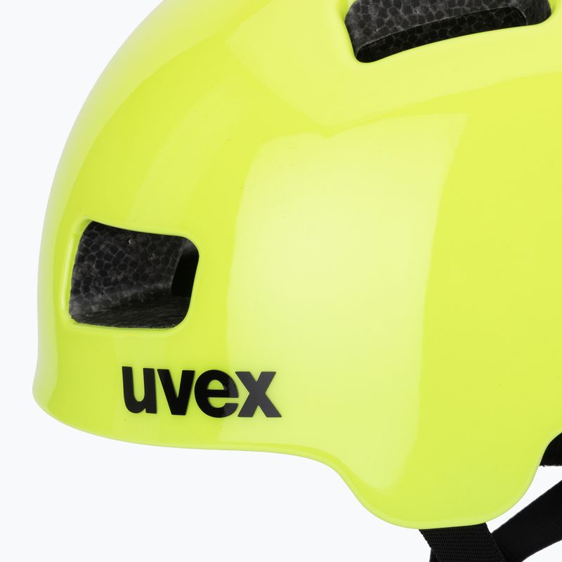 Casco da bici per bambini UVEX HLMT 4 giallo neon 7