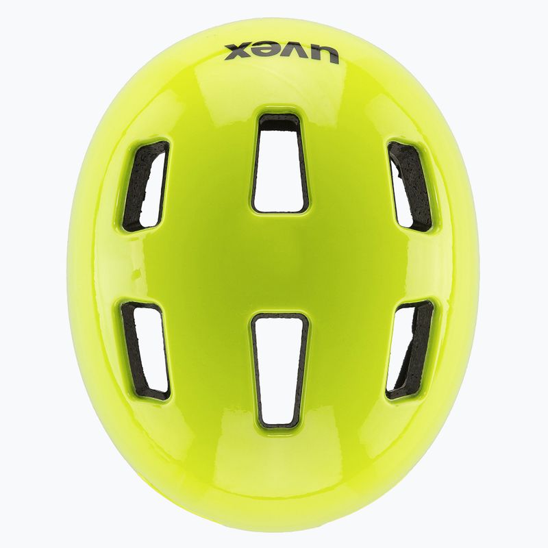 Casco da bici per bambini UVEX HLMT 4 giallo neon 4