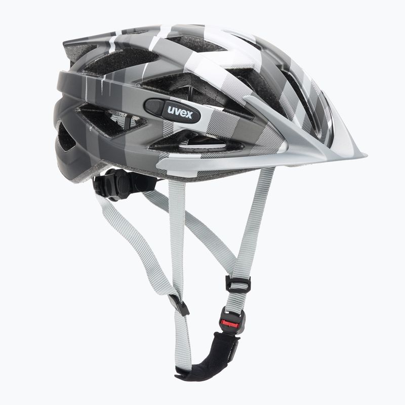 Casco da bicicletta UVEX Air Wing CC nero / argento opaco