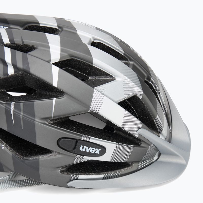 Casco da bicicletta UVEX Air Wing CC nero / argento opaco 7