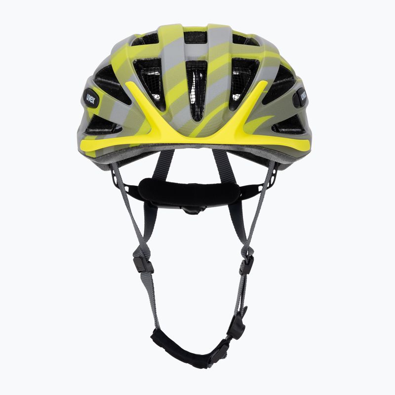 Casco da bicicletta UVEX Air Wing CC grigio / lime opaco 2