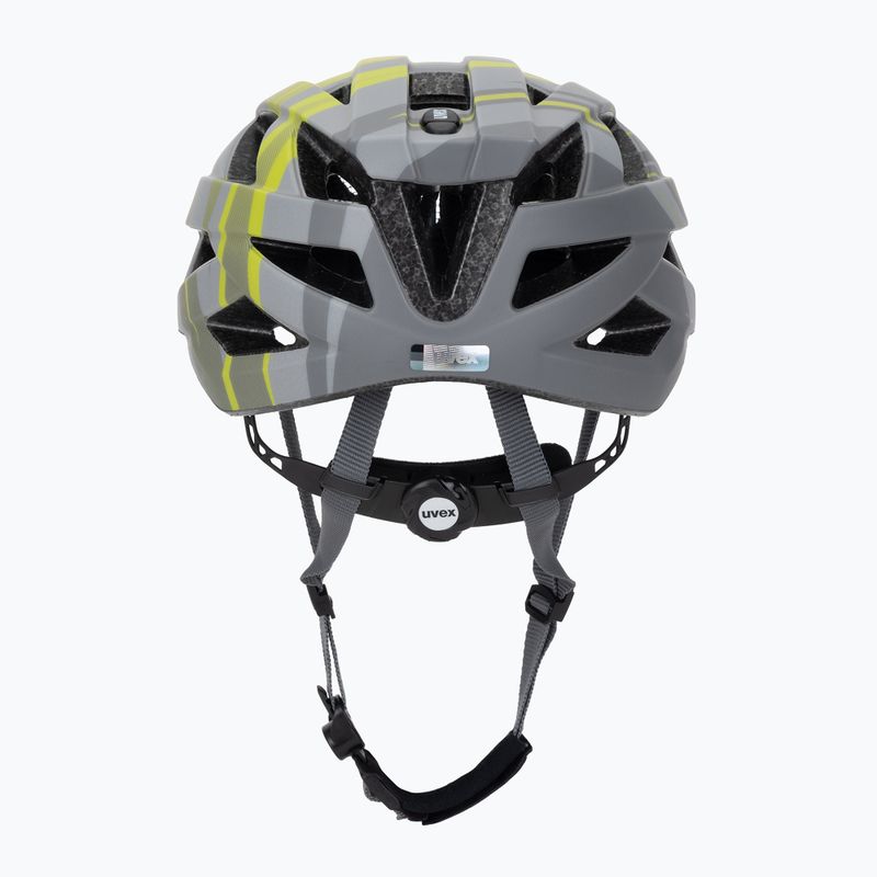 Casco da bicicletta UVEX Air Wing CC grigio / lime opaco 4