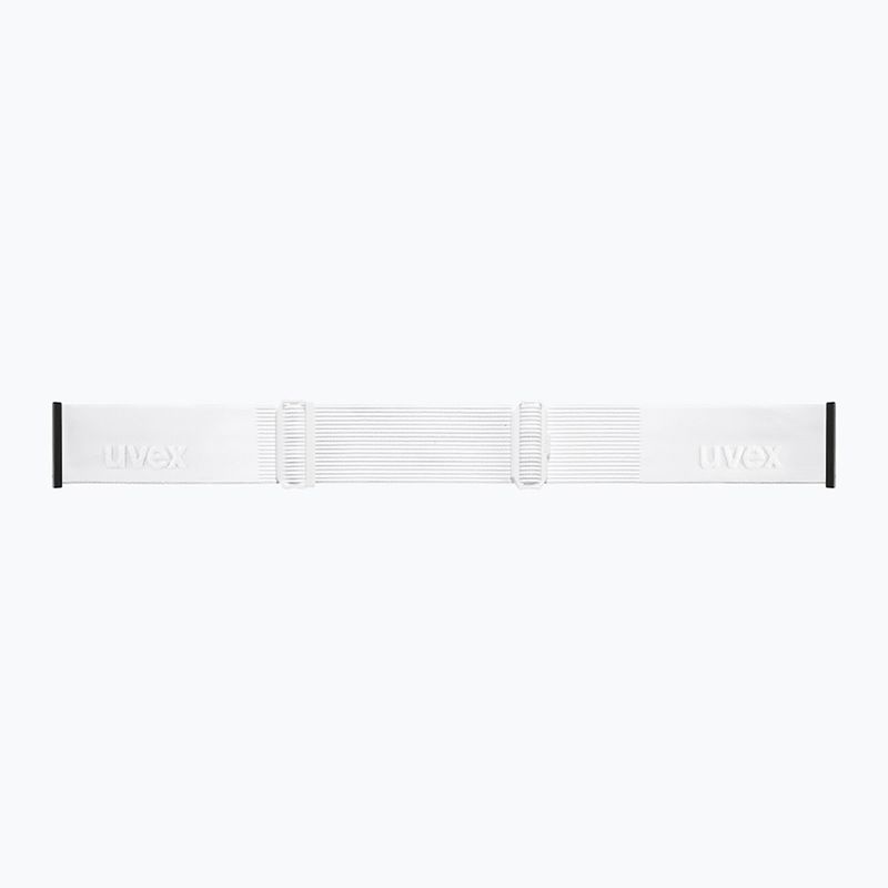Maschera da sci UVEX Blast FM S2 white matt/mirror green 4