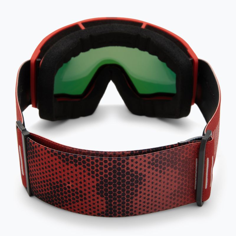 Maschera da sci UVEX Blast FM red matt/mirror red 3