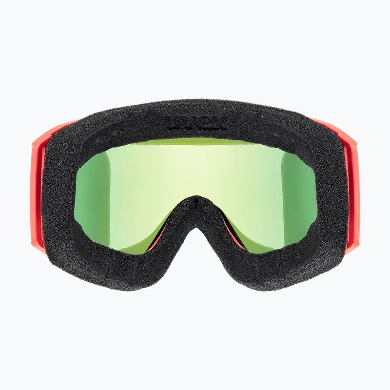 Maschera da sci UVEX Blast FM red matt/mirror red 7