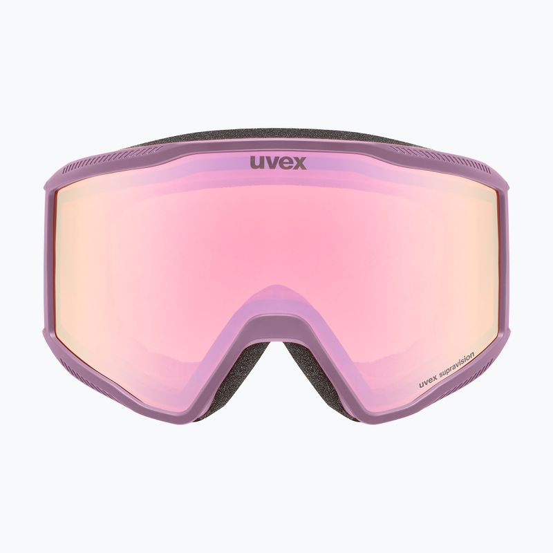 Maschera da sci UVEX Blast FM plum matt/mirror purple 2