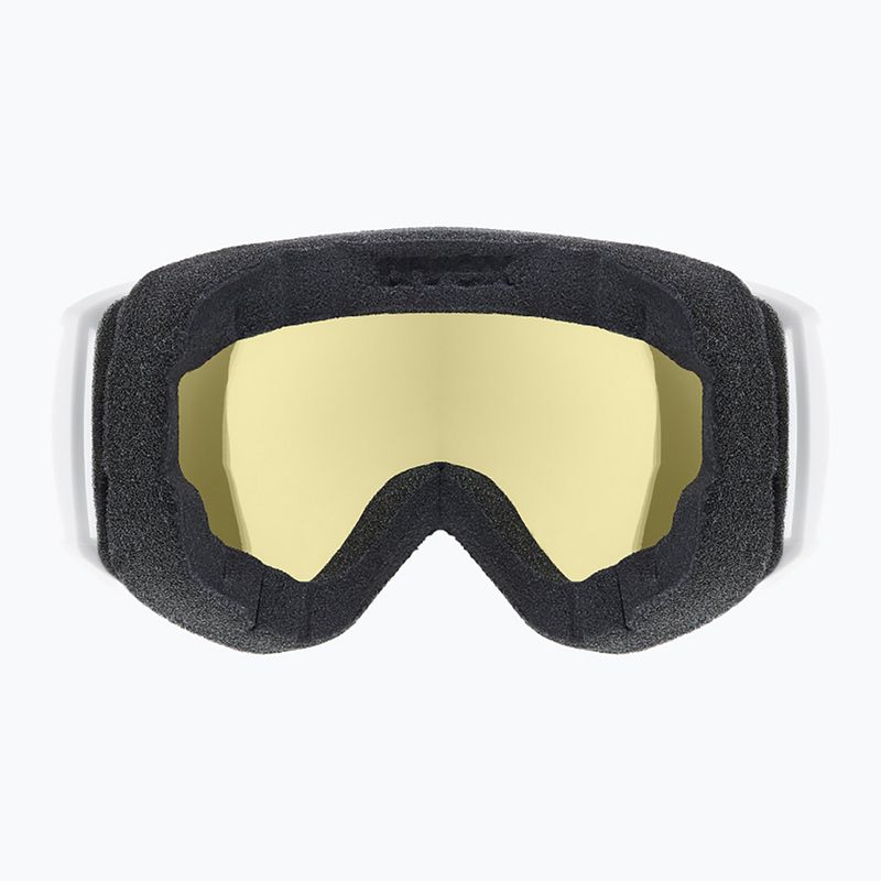 Maschera da sci UVEX Victorious FM S1 white matt/mirror rose 3