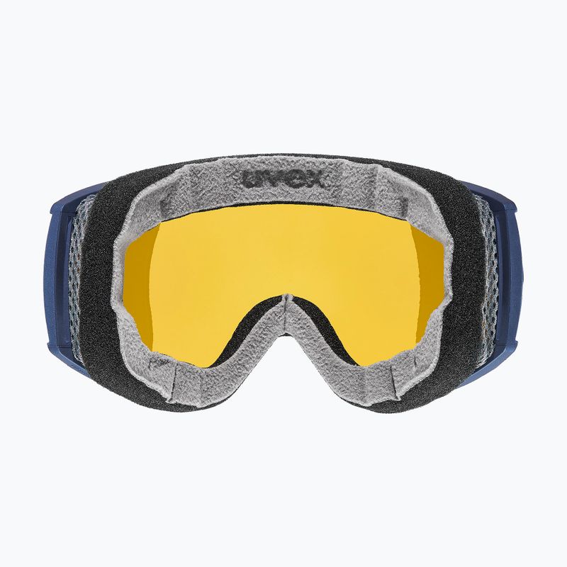 Maschera da sci UVEX Victorious FM dust blue matt/mirror sapphire 7