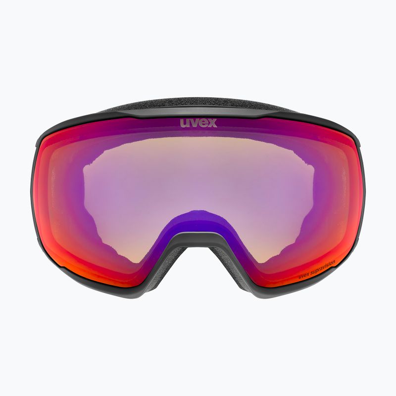 Maschera da sci UVEX Victorious FM black matt/mirror ruby 6