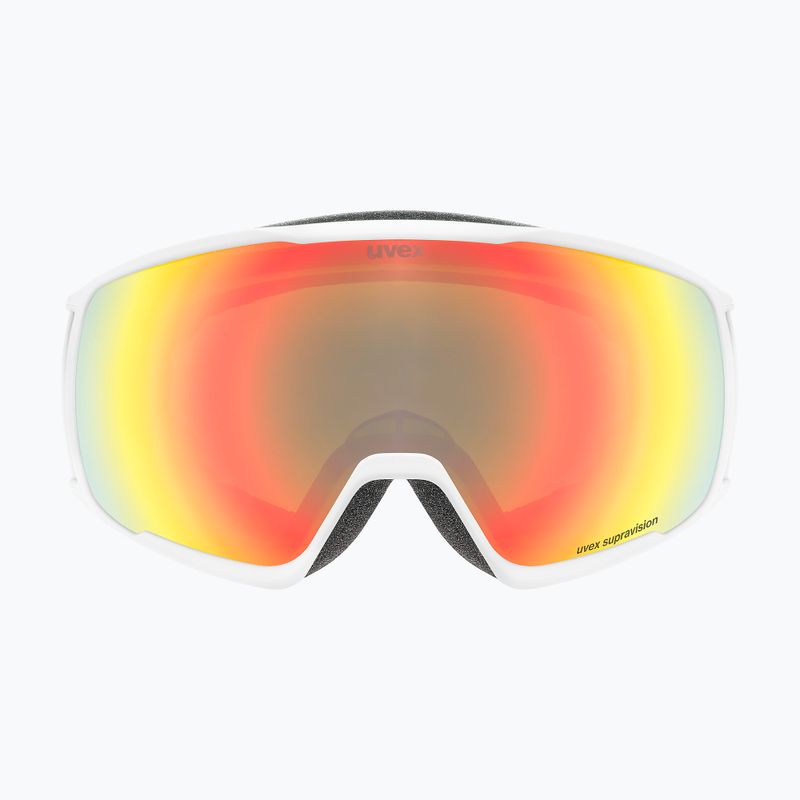 Maschera da sci UVEX Victorious S FM white matt/mirror orange 6
