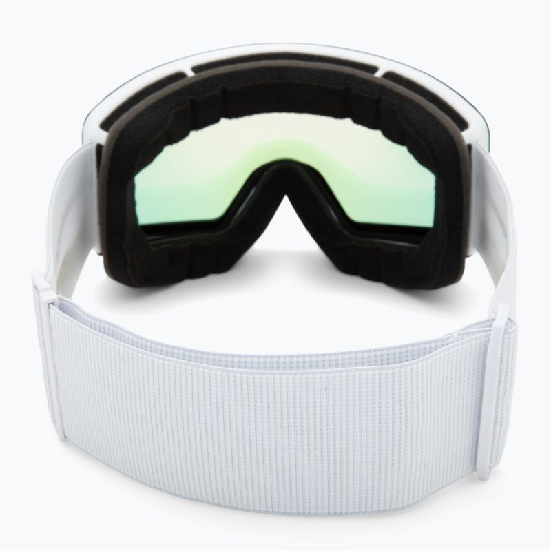 Maschera da sci UVEX Provoqe V white matt/vario pink mirror 3