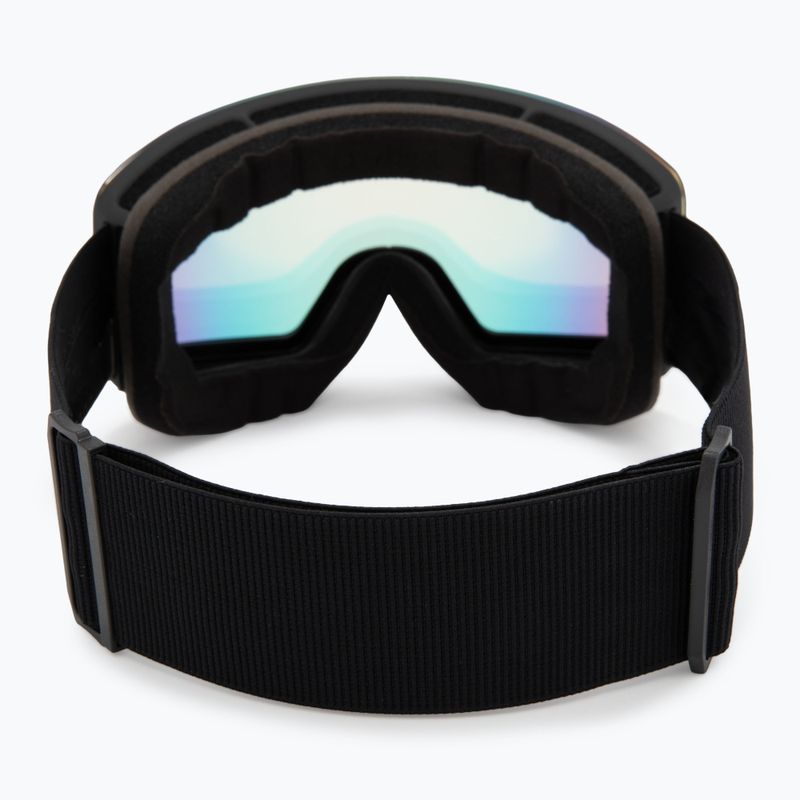 Maschera da sci UVEX Provoqe V black matt/vario rainbow mirror 3
