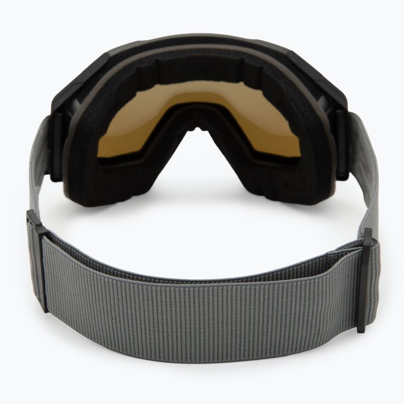 Maschera da sci UVEX Gravity FM rhino matte/mirror ice/green/clear 3