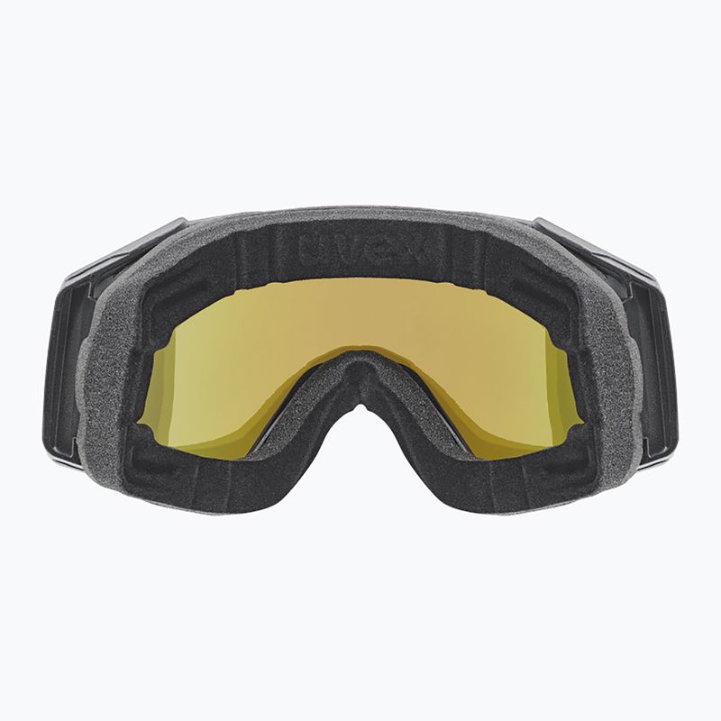 Maschera da sci UVEX Gravity FM S2 black matt/mirror blue 3