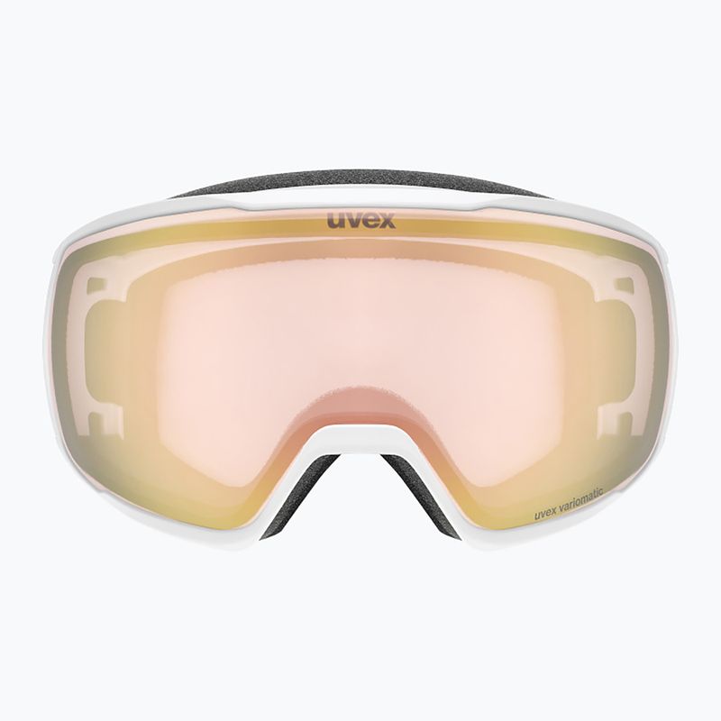 Maschera da sci UVEX Victorious V S1-S3 white matt/vario rose mirror 2