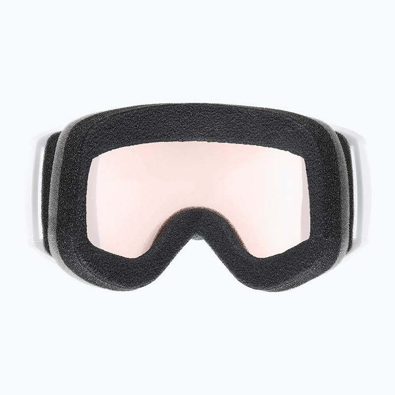Maschera da sci UVEX Victorious V S1-S3 white matt/vario rose mirror 3