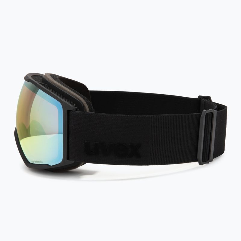 Maschera da sci UVEX Victorious V matte black/vario rainbow mirror 4