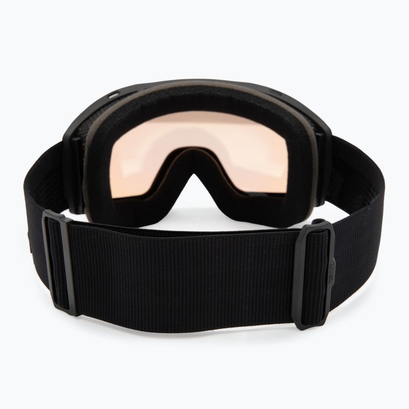 Maschera da sci UVEX Victorious V black matt/vario green mirror 3