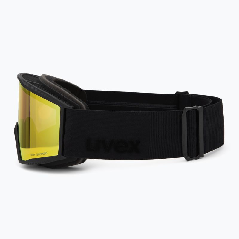 Maschera da sci Uvex Blast V black matt/vario rainbow mirror 4