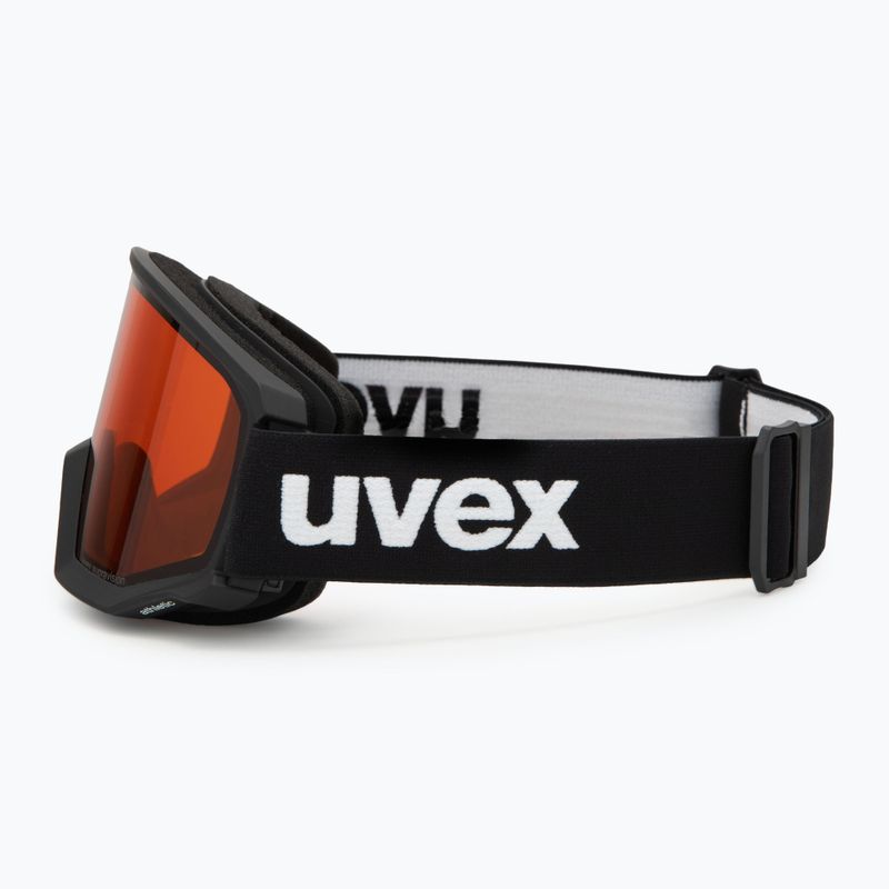 Maschera da sci UVEX Athletic LGL black matt/orange/clear 4