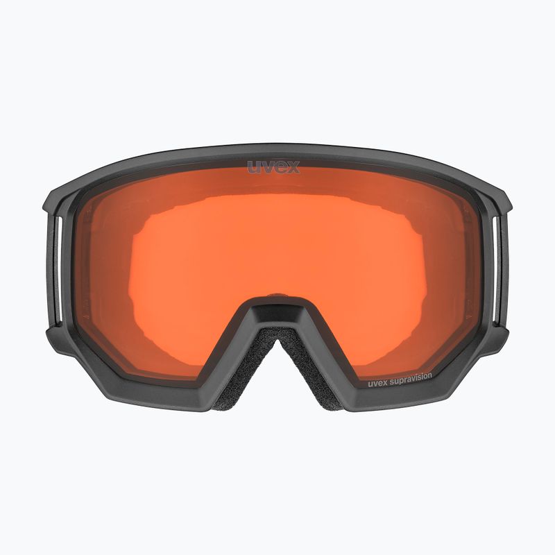 Maschera da sci UVEX Athletic LGL black matt/orange/clear 2