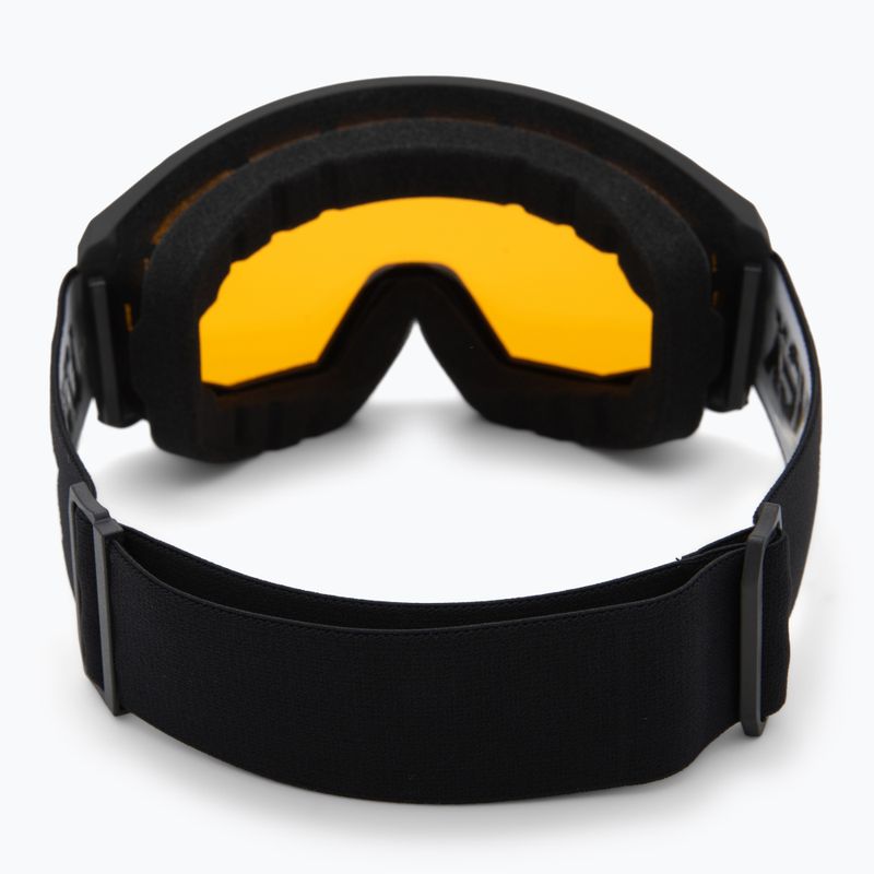 Maschera da sci UVEX Athletic LGL matt black/yellow/clear 3