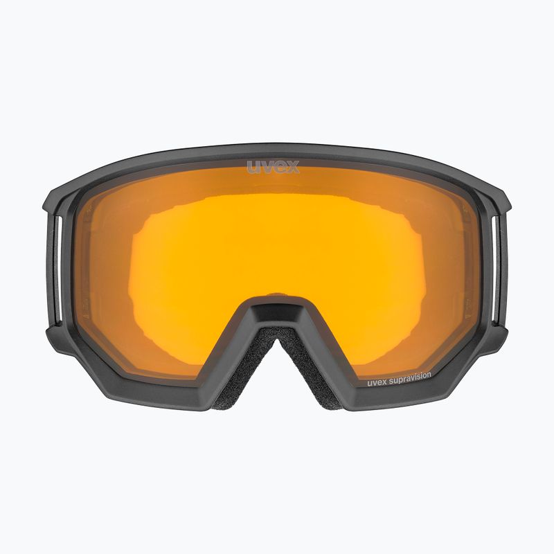 Maschera da sci UVEX Athletic LGL matt black/yellow/clear 2