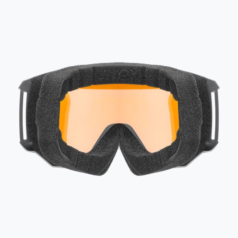 Maschera da sci UVEX Athletic LGL matt black/yellow/clear 3