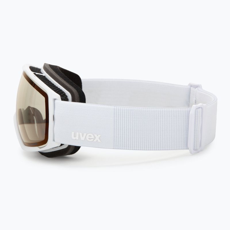 Maschera da sci UVEX Victorious S Pro V white matte/vario red mirror 4