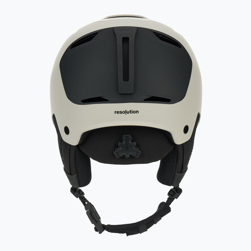 Casco da sci UVEX Resolution warm grey/black matt 4