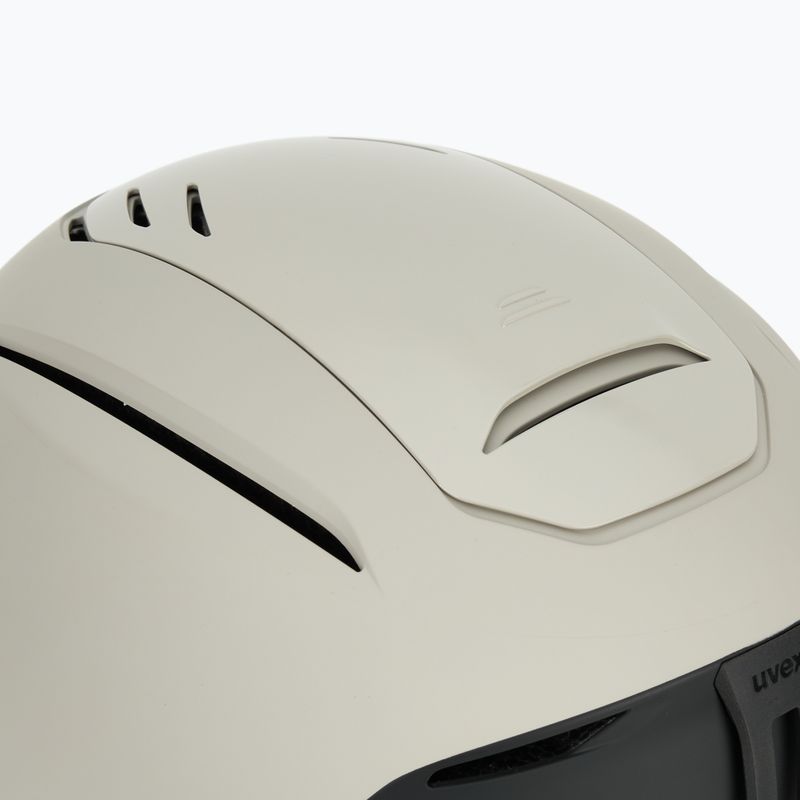 Casco da sci UVEX Resolution warm grey/black matt 9