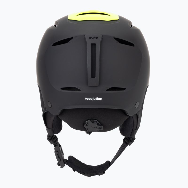 Casco da sci UVEX Resolution black/electrum gradient matte 4
