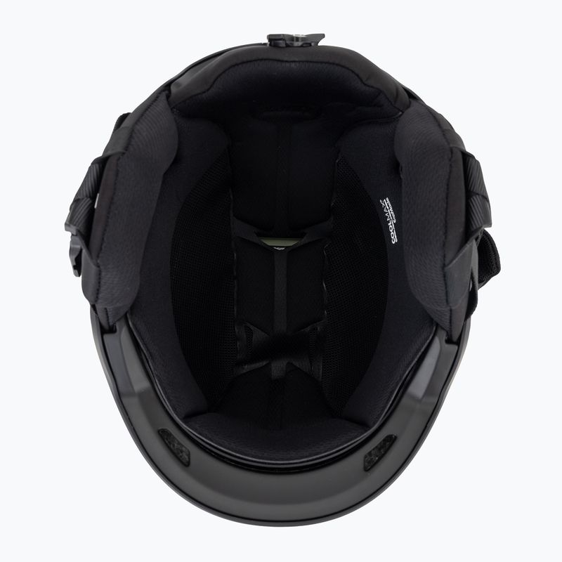 Casco da sci UVEX Resolution black/electrum gradient matte 5