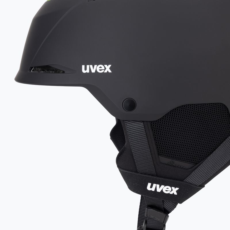 Casco da sci UVEX Resolution black/electrum gradient matte 7