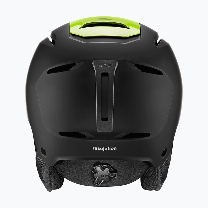 Casco da sci UVEX Resolution black/electrum gradient matte 3