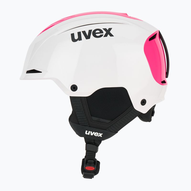 Casco da sci UVEX Resolution SL white/pink 3